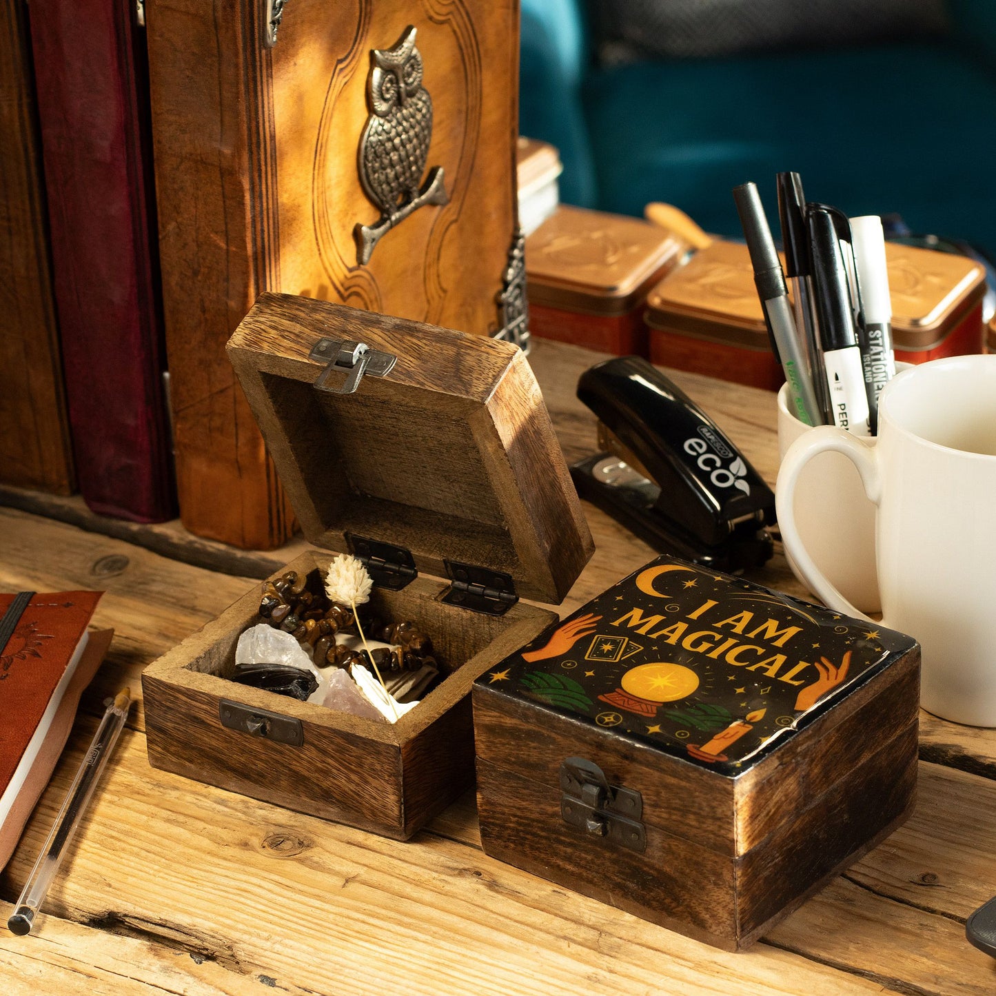Small Enamelled Box  - I am Magical