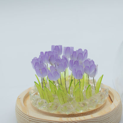 Floral Glow Garden Dome - 20 Tulips - LED USB