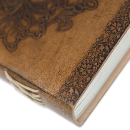 Leather Greenman Notebook (20x15cm)