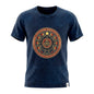 Nomad Sari Stonewashed Cotton T-Shirt - Stay Wild Moon Child - Blue - Medium