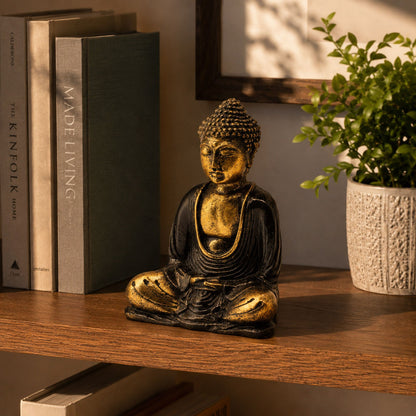 Black & Gold Buddha - Medium