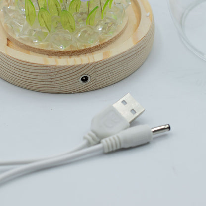 Floral Glow Garden Dome - 20 Tulips - LED USB