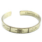 Inspiration Bracelet - Brass Sunrise, Galaxy, Stars, Earth