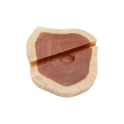 Large Gamal Wood Phone Holder - Natural