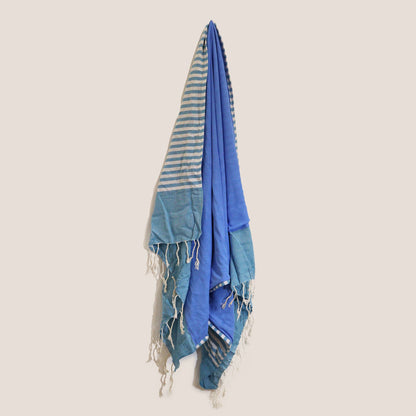 Cotton Pareo Towel - 100x180 cm - Sky Blue