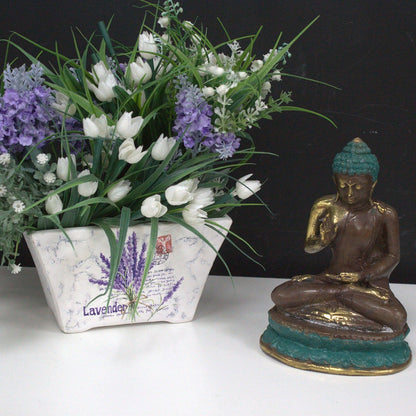 Medium Hand Up Sitting Buddha
