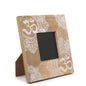 Small Mango Wood Picture Frame (for 10x10cm) 20x20x2cm - Mandala - White