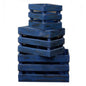 Wooden Storage Crates – Blue Wash (Set of 3)
