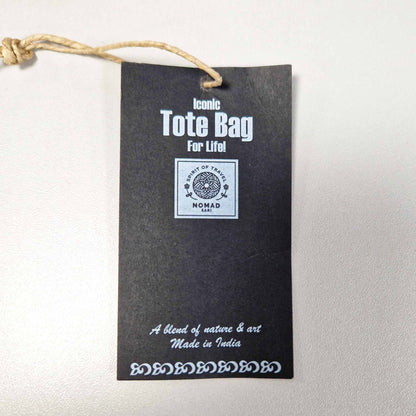 Iconic Basic Tote Bag - Mi Vida Loca - Natural 4oz