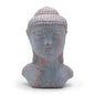 Tranquillity Buddha Head  - Blue Copper