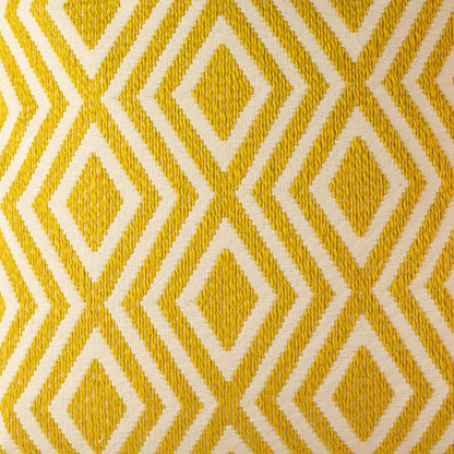 Classic Cushion Cover - Mustard Diamonds - 60x60cm - Jumbo Style
