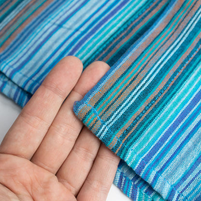 Nomad Sari Grandad Shirt - Turquoise - Large