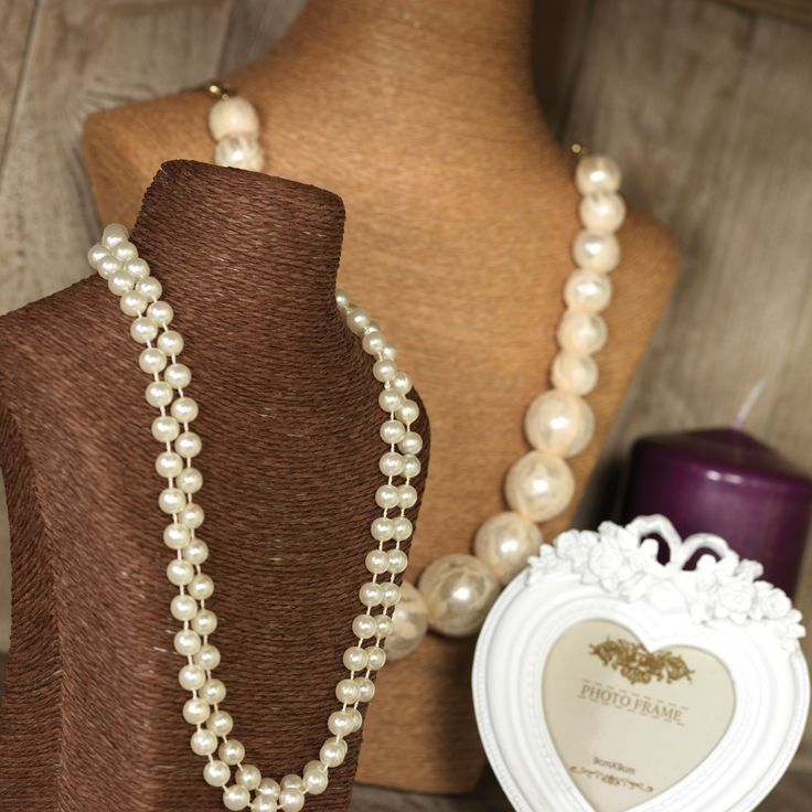 Medium Necklace Display - Coffee