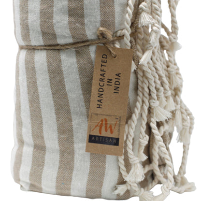 Cotton Pareo Towel - 100x180 cm - Warm Sand