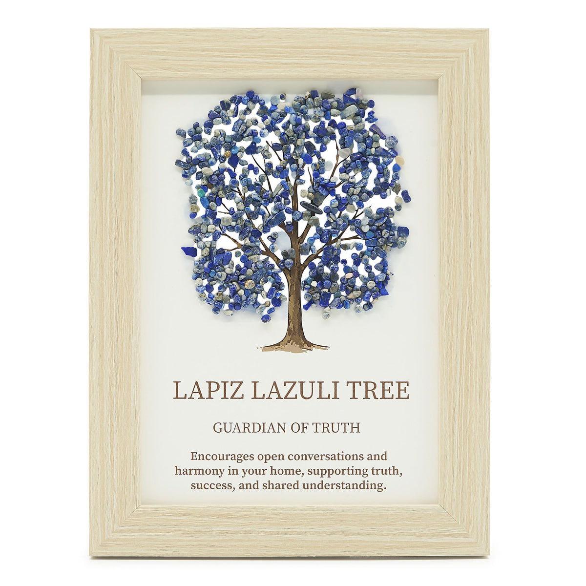 Gemstone Picture - Tree of Life - Lapiz (20x14.7x1cm)