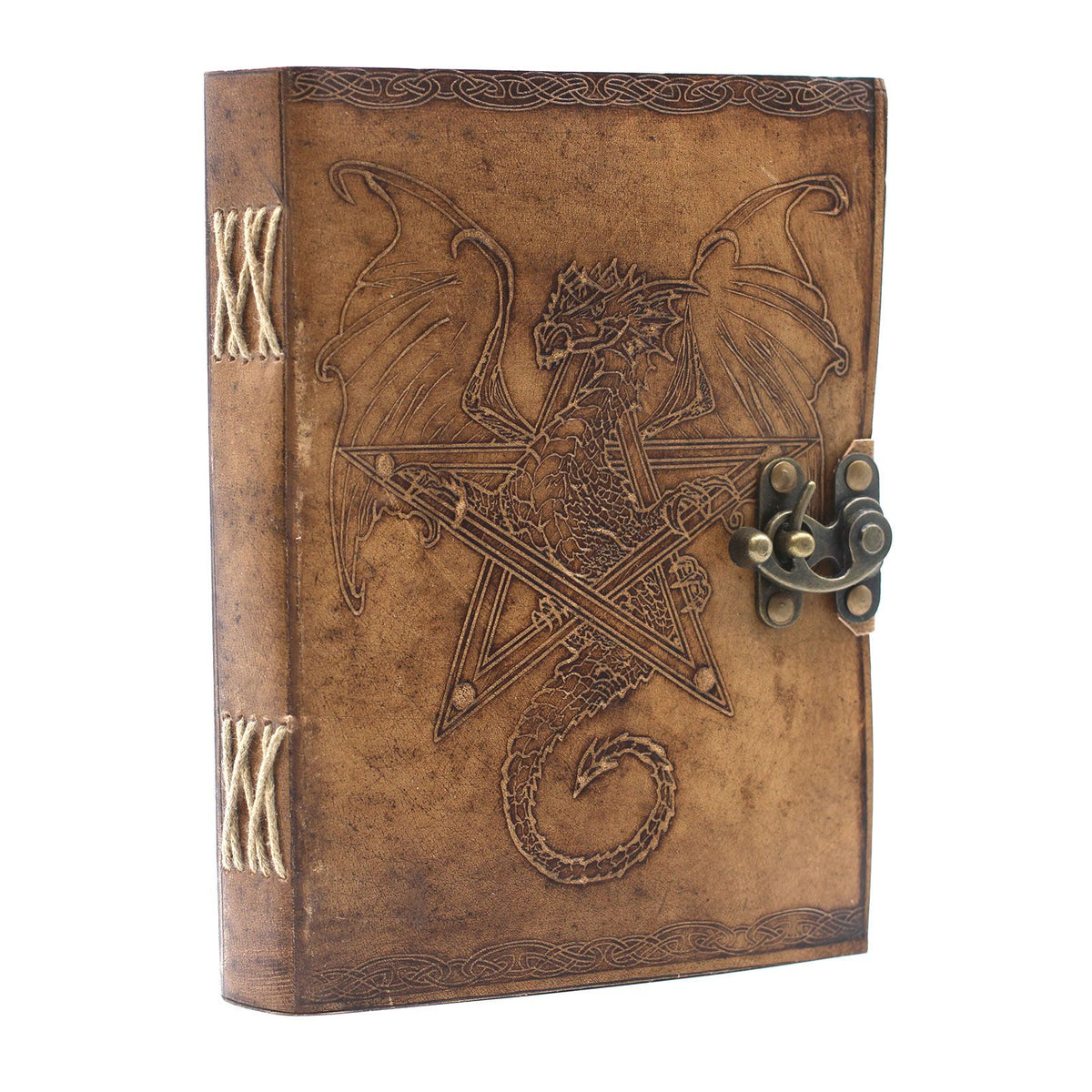 Leather Dragon Notebook (20x15cm)