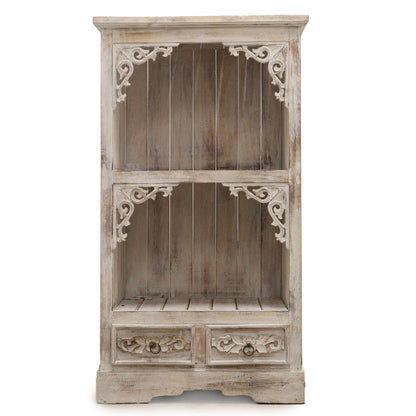 Albasia Bathroom Cabinet - White Wash