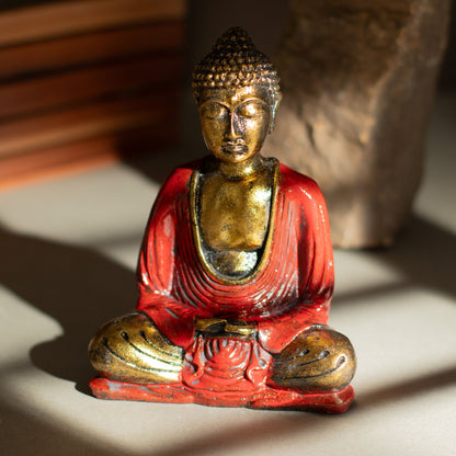 Red & Gold Buddha - Medium