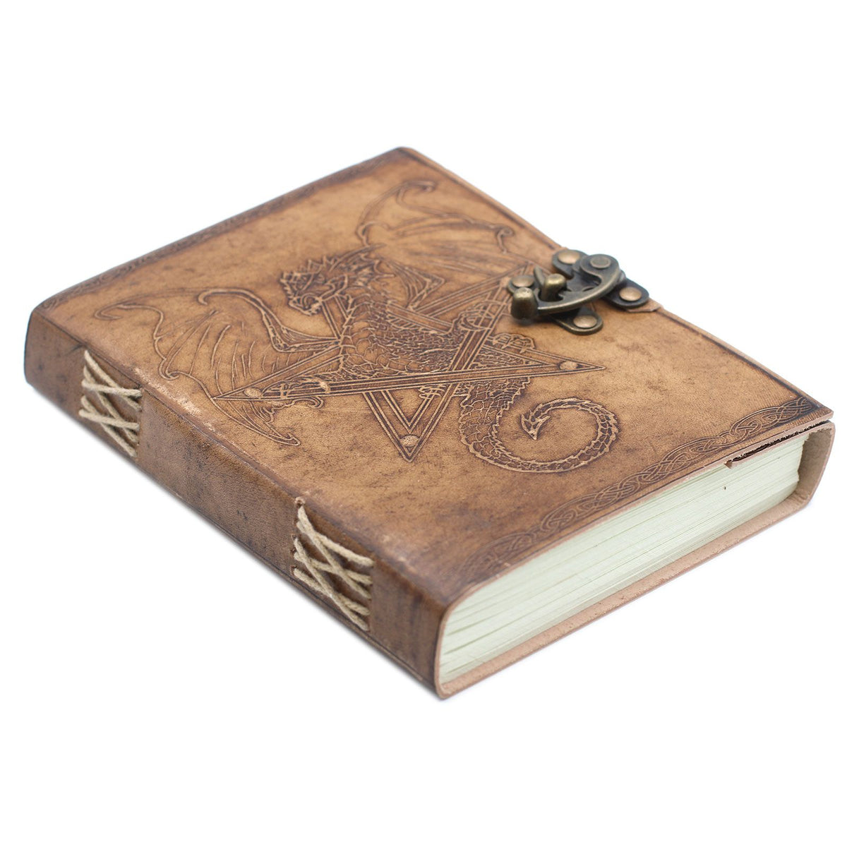 Leather Dragon Notebook (20x15cm)