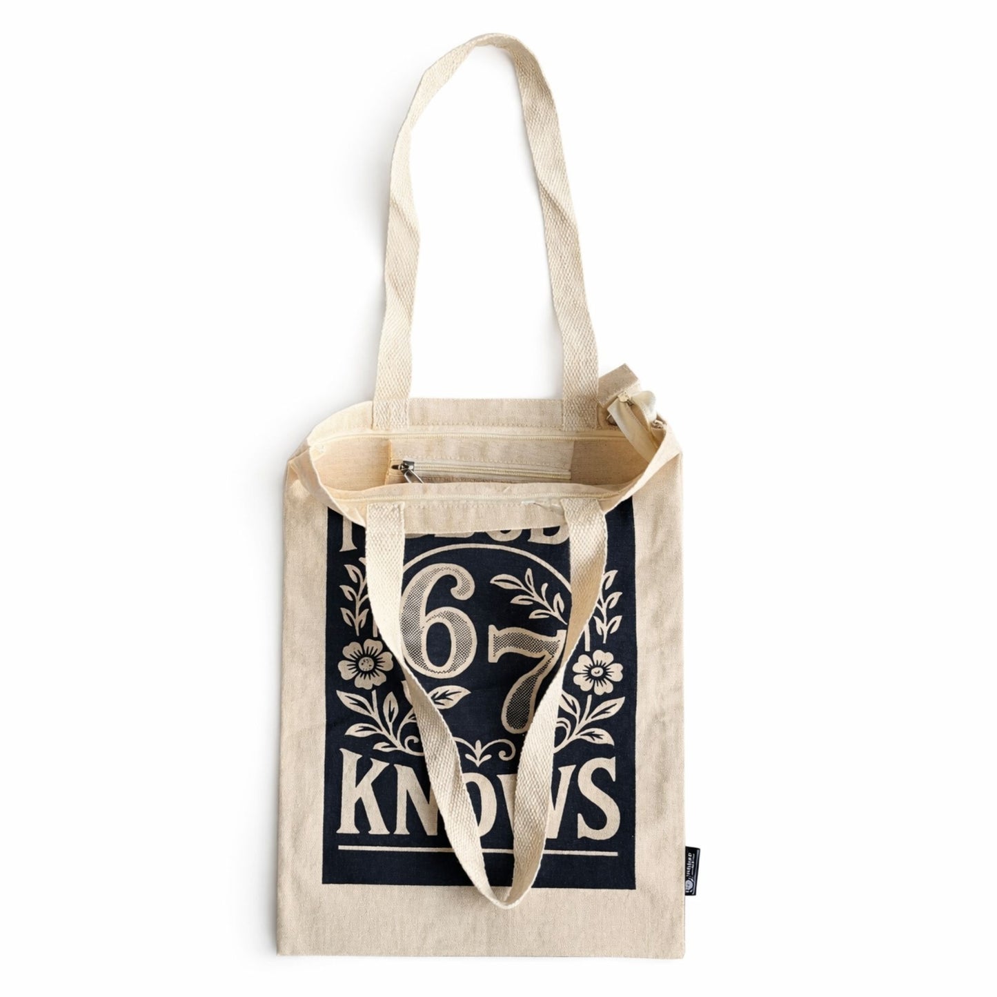 Nomad Sari Iconic Toni Tote Bag - Nobody Knows 67 - Natural 10oz