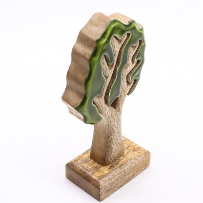 Lost in the Forrest - Single Tree 3D Wooden Decoration - 20x10cm