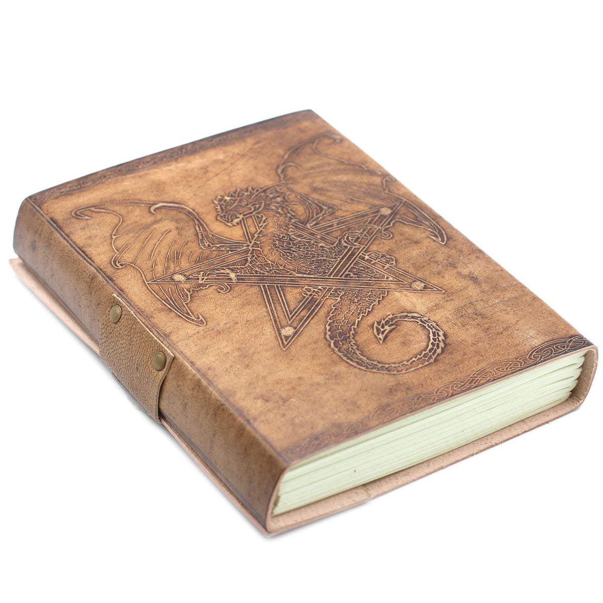 Leather Dragon Notebook (20x15cm)