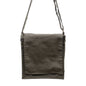 Cotton Canvas Messenger Bag - Graphite