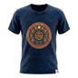 Nomad Sari Stonewashed Cotton T-Shirt - Stay Wild Moon Child - Blue - Large