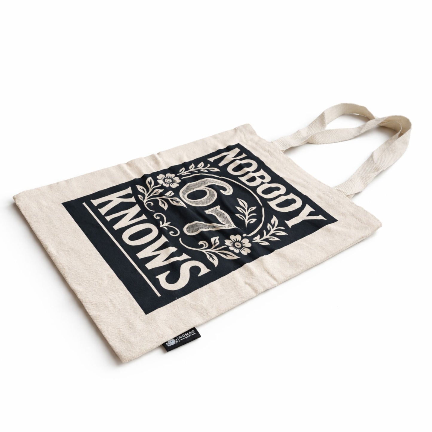 Nomad Sari Iconic Toni Tote Bag - Nobody Knows 67 - Natural 10oz