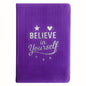 Lavender Velvet Notebook - 80 pages - Believe Yourself