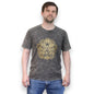 Nomad Sari Stonewashed Cotton T-Shirt – Hamsa – Dark Grey – Medium