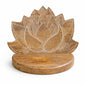 Lotus Wall Shelf White Wash