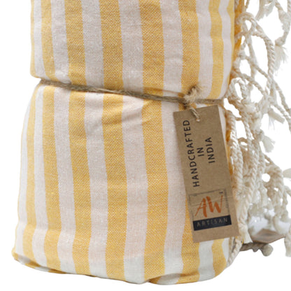 Cotton Pareo Towel - 100x180 cm - Sunny Yellow
