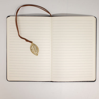 A5 Intention Note Book - LCD Wipe Screen - Black Leather Effect - 160 Pages