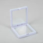 Large 3D Floating Frame Display 11x11cm - White