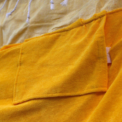 Cotton Pareo Towel - 100x180 cm - Sunny Yellow
