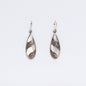 Shell & Silver Earrings - Teardrop- MOP