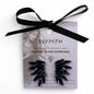 Jet Black - Vintage Glass - Faries - Earrings