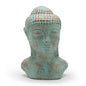 Tranquillity Buddha Head  - Green Copper