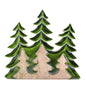 Lost in the Forrest -Three Trees 3D Wooden Decoration - 20x23cm