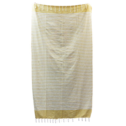Cotton Pario Throw - 100x180 cm - Sunny Yellow