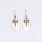 Shell & Silver Earrings - Dragonflies - MOP