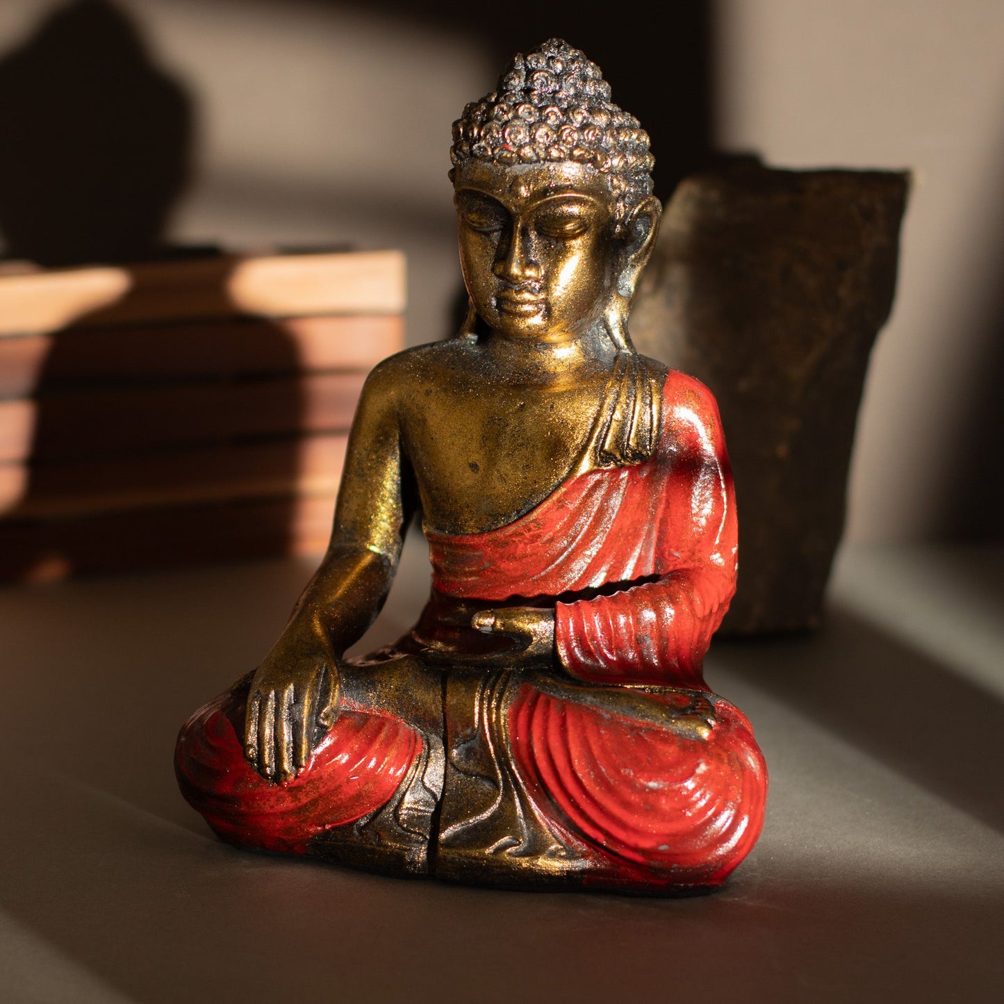 Red & Gold Buddha - Large