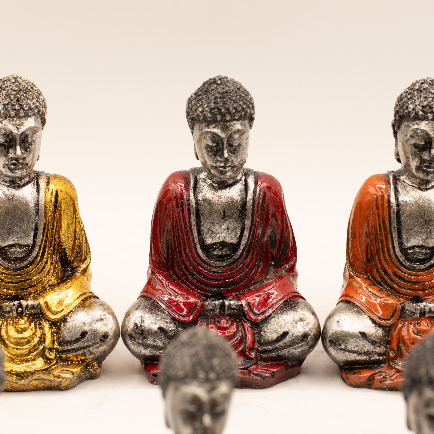 Silver Mini Buddha (Assorted Colours)