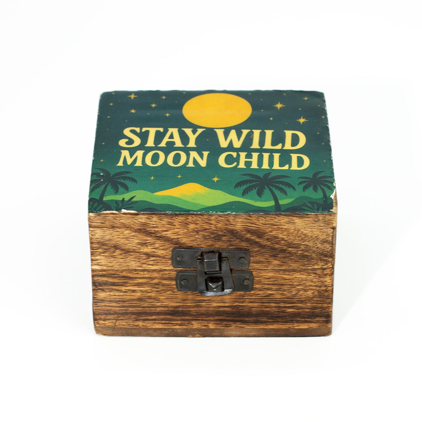 Small Enamelled Box - Stay Wild Moon Child