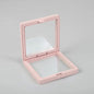 Large 3D Floating Frame Display 11x11cm - Pink