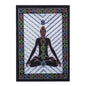 Hand-brushed Cotton Wall Art - Chakra Buddha