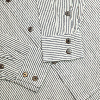 Nomad Sari Grandad Shirt - Grey Stone - XL