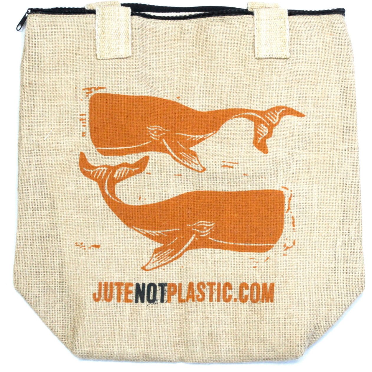 Two Whales - Eco Jute Bag