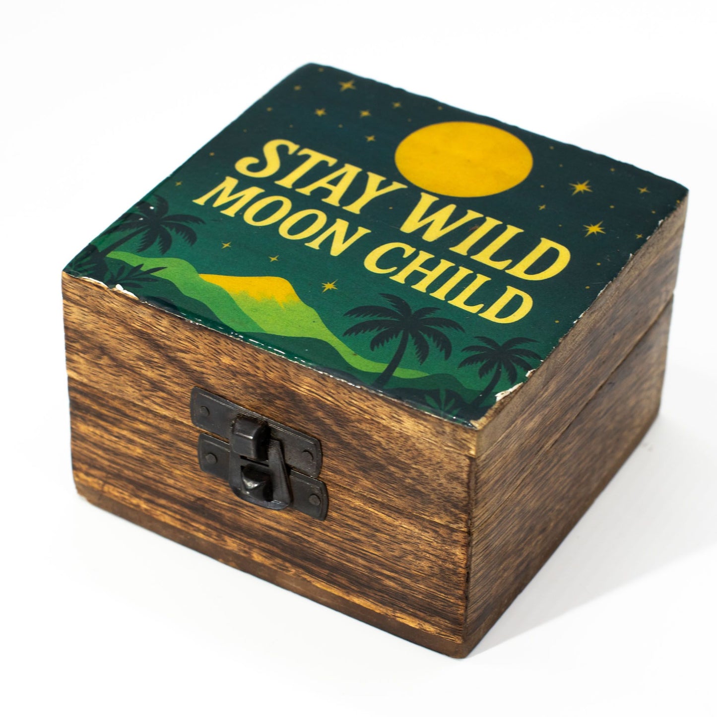 Small Enamelled Box - Stay Wild Moon Child